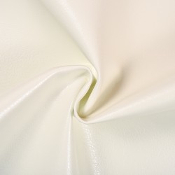 Ткань Дерматин (Кожзам) для мебели, цвет Белый (на отрез)  в Мичуринске