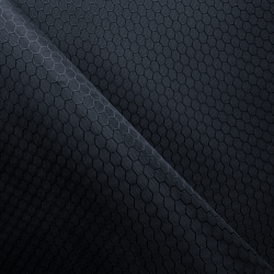 Ткань Оксфорд 300D PU Рип-Стоп СОТЫ, цвет Черный (на отрез)  в Мичуринске