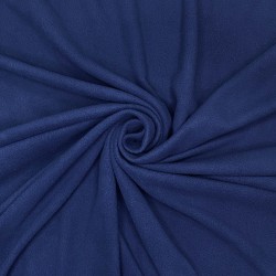 Флис Односторонний 130 гр/м2, цвет Темно-синий (на отрез)  в Мичуринске