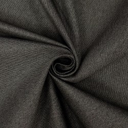 Ткань Рогожка (мебельная), цвет Тёмно-Серый (на отрез)  в Мичуринске