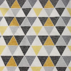 Интерьерная ткань Дак (DUCK), принт &quot;Малые Треугольники&quot; (на отрез)  в Мичуринске