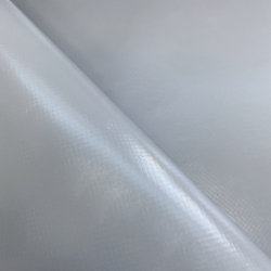 Ткань ПВХ 450 гр/м2, Серый (Ширина 160см), на отрез  в Мичуринске