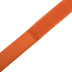 Контактная лента 25мм цвет Оранжевый (велькро-липучка, на отрез)  в Мичуринске