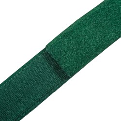 Контактная лента 40мм (38мм)  Зелёный (велькро-липучка, на отрез)  в Мичуринске