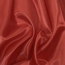 Ткань Атлас-сатин, цвет Красный (на отрез)  в Мичуринске