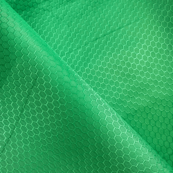 Ткань Оксфорд 300D PU Рип-Стоп СОТЫ, цвет Зелёный (на отрез)  в Мичуринске