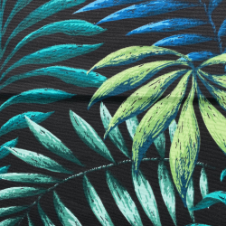 Интерьерная ткань Дак (DUCK), принт &quot;Тропические листья&quot; (на отрез)  в Мичуринске