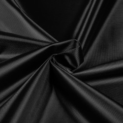 *Ткань Оксфорд 210D PU, цвет Черный (на отрез)  в Мичуринске