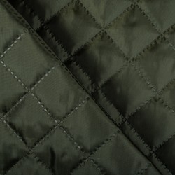Стеганая подкладочная ткань с синтепоном (100гр/м2), цвет Хаки (на отрез)  в Мичуринске